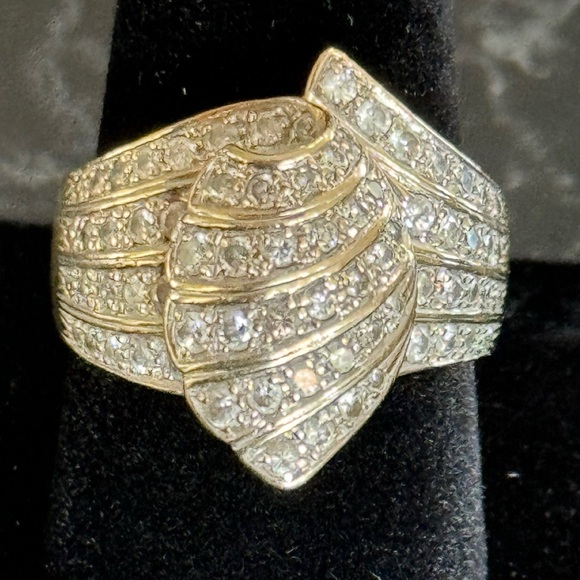 Jewelry - 1.3ct Diamond Ring in 14k Heavy Yellow Gold Size 10